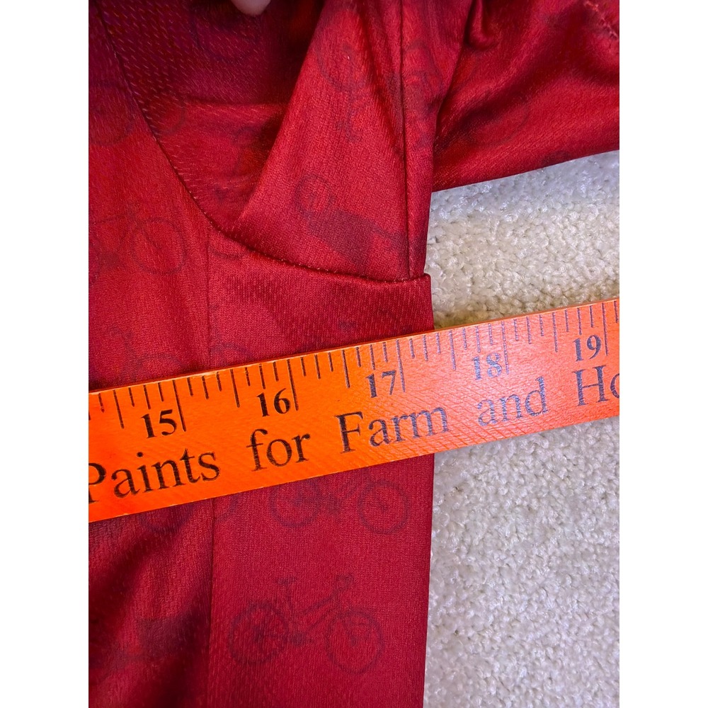Primal Cycling Jersey Mens XS Red Bikesexual Bike Iowa Full Zip Cycling NEW - Picture 9 of 9
